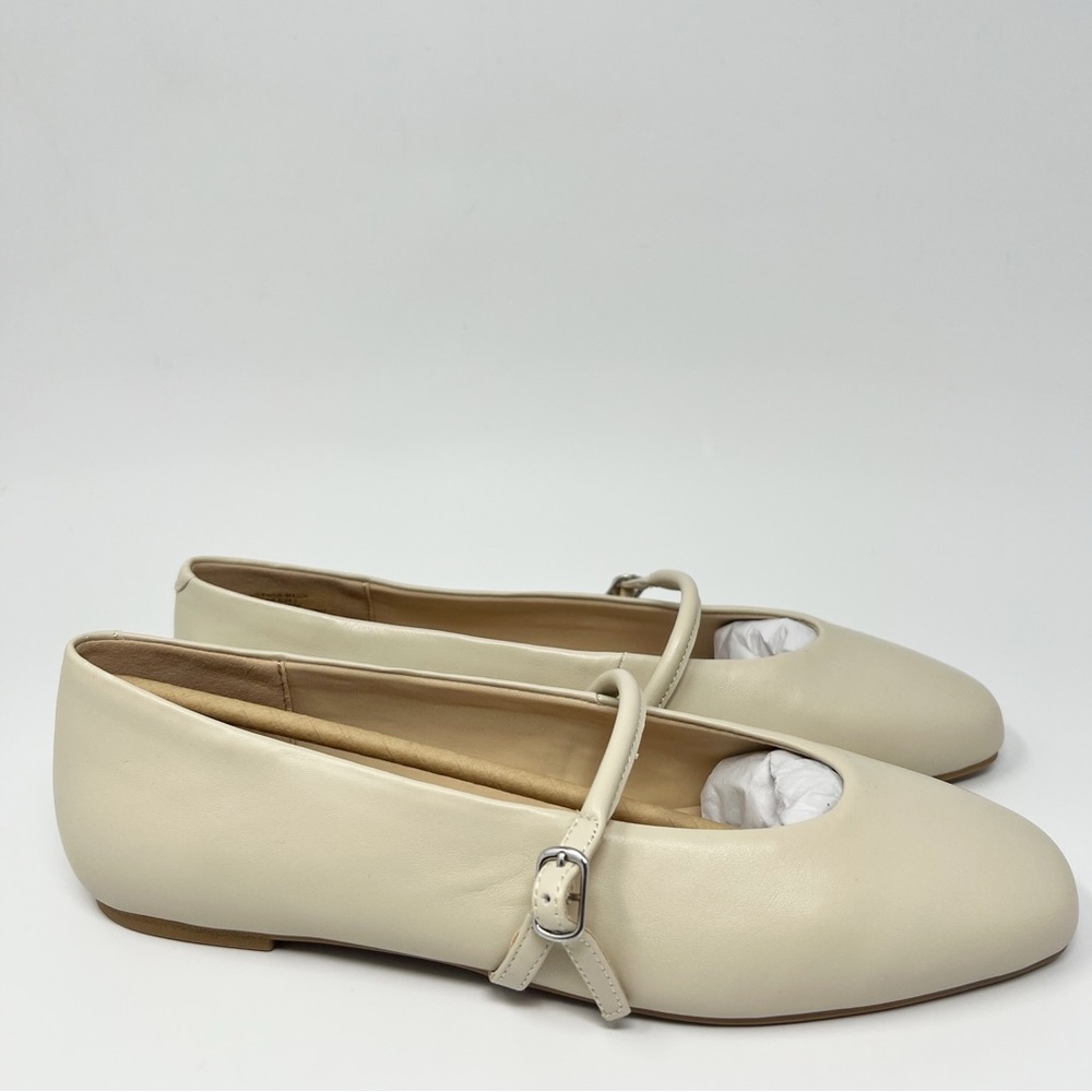 Magnolia Cream Mary Jane Flat Loafers - Picture 2 of 8